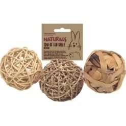 Trio Of Fun Balls 8 cm^Rosewood Best