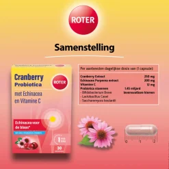 Organen|Speciale Bestanddelen<Roter Cranberry & Probiotica 30 capsules