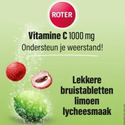 Vitamine C 1000 mg Lime- Lychee 15 bruistabletten^Roter Clearance