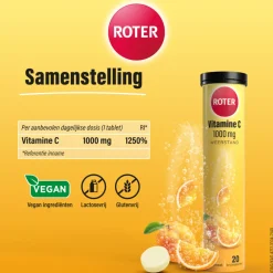 Online Vitamine C Bruistabletten Sinaasappel Abrikoos 2 x 20 stuks Vitaminen