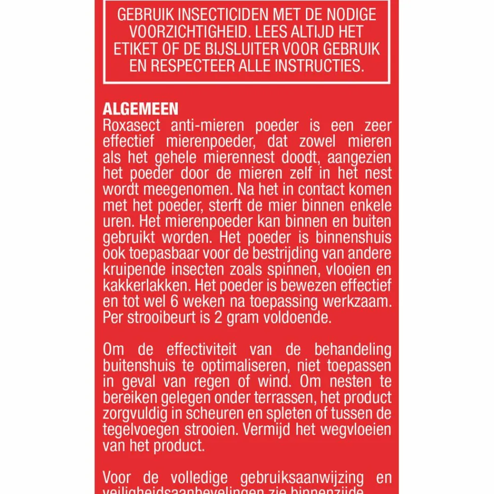 Mierenpoeder 75 gr^Roxasect Online
