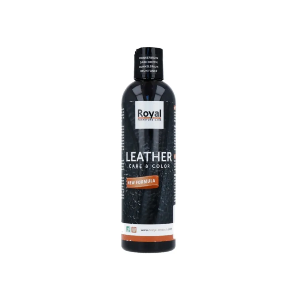 Leather Care & Color Donkerbruin 200 ml^Royal Hot