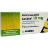 Cetirizine 10 mg 7 tabletten^Sandoz Hot