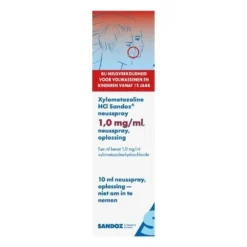 Keel & Luchtwegen<Sandoz Xylometazoline 1.0% Spray 10 ml