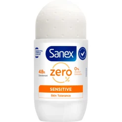 Deodorant<Sanex Deodorant Roller Zero% Sensitive Skin 50 ml