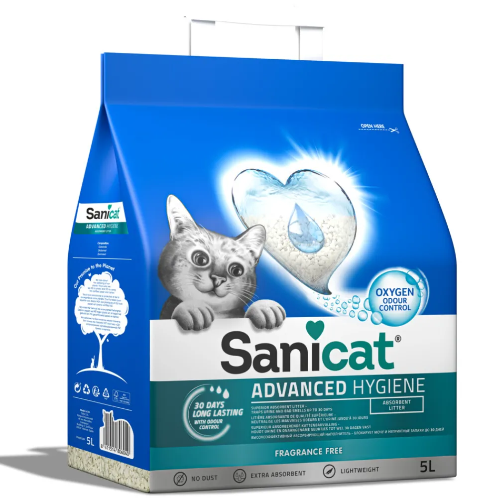 Kattenbakvulling Advanced Hygiene 5 liter^Sanicat Clearance