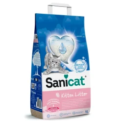 Kattenbakvulling<Sanicat Kattenbakvulling Kitten 5 liter