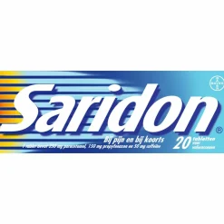 Pijnstillend<Saridon Tabletten 20 tabletten