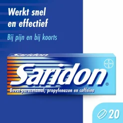 Pijnstillend<Saridon Tabletten 20 tabletten