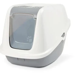 Kattenbakken & Toebehoren<Savic Kattenbak Nestor Giant 75,5 x 56 cm Grijs - Wit