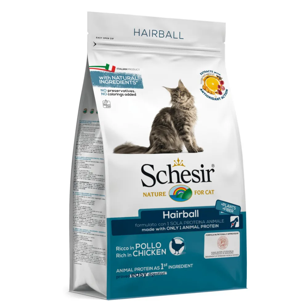 Kattenvoer Dry Hairball Kip 1,5 kg^Schesir Outlet