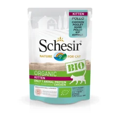 Kattenvoer Kitten Bio Kip 85 gr^Schesir Online