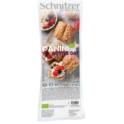 Brood & Crackers|Glutenvrij<Schnitzer Panini Active Oat Biologisch 180 gr