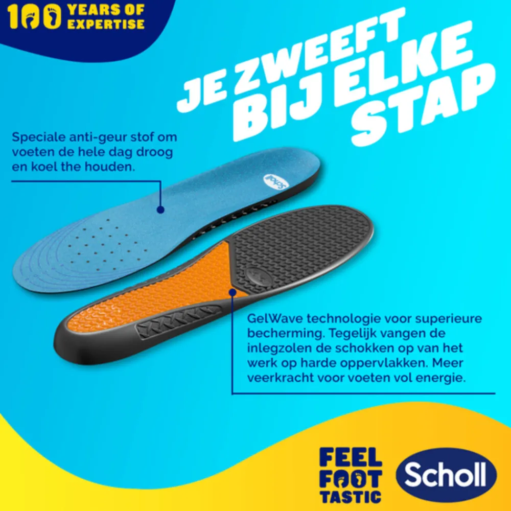 GelActiv Inlegzolen Professioneel Large Maat 41-46.5 1 paar^Scholl Sale