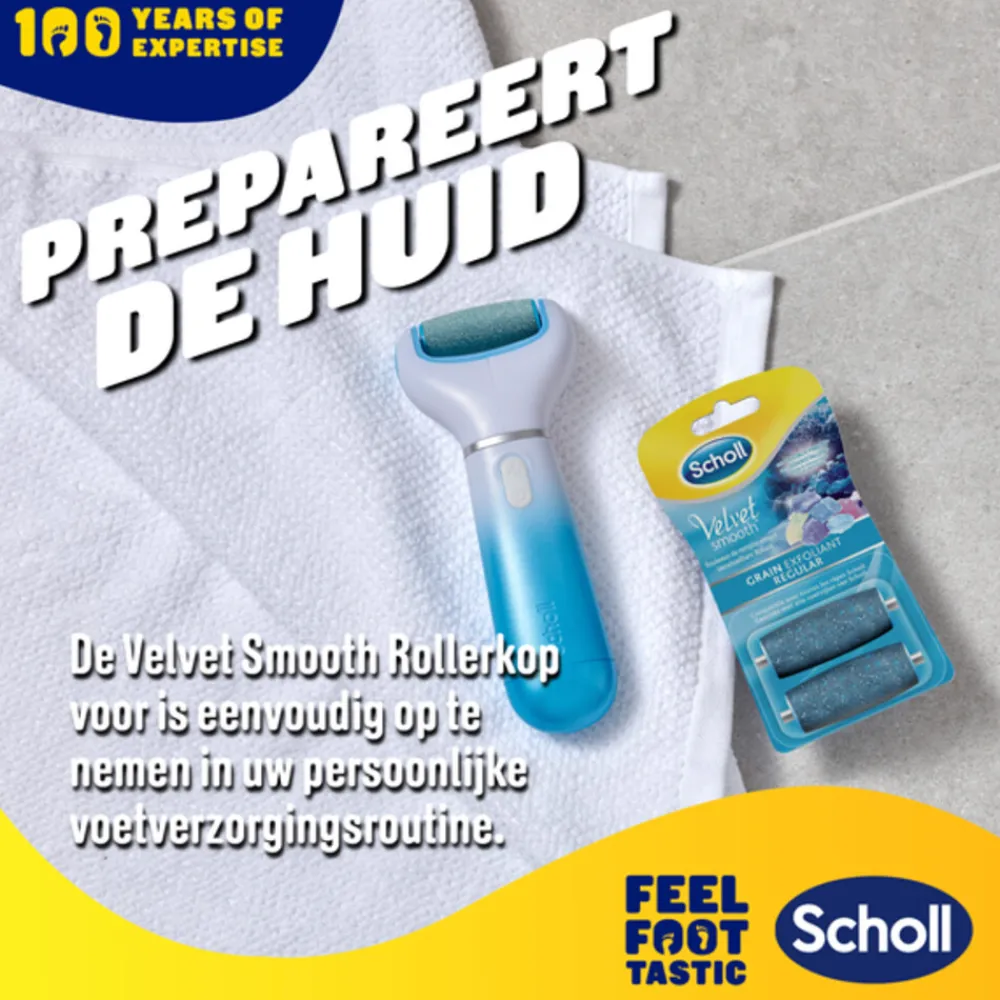 Velvet Smooth Express Pedi Regular Navulling 2 stuks^Scholl Best