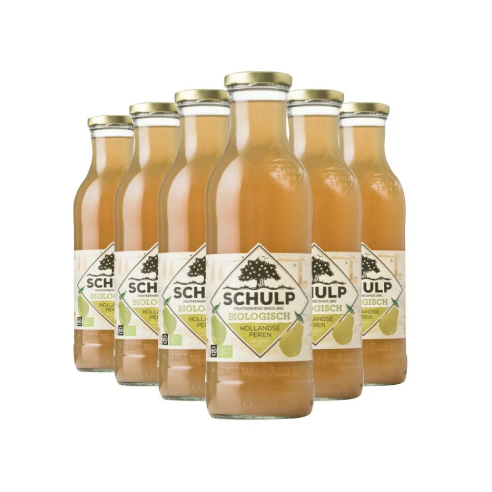 Dranken<Schulp Perensap Biologisch 6 x 0,75 liter
