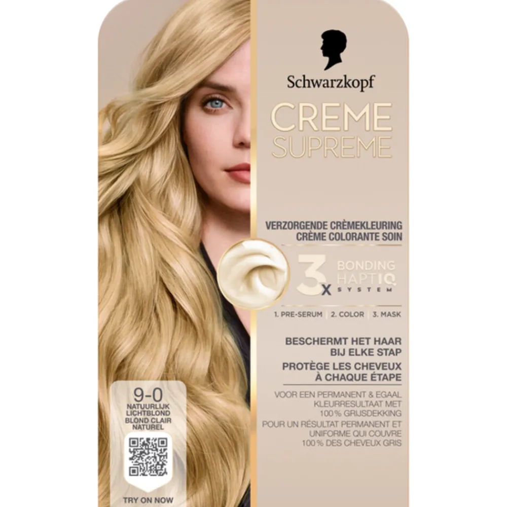 Creme Supreme Haarkleuring 9-0 1 set^Schwarzkopf Clearance