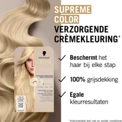 Crème Suprème Haarkleuring 10-0 1 set^Schwarzkopf Best