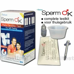 Zelftesten<Sensitest Sperm OK Vruchtbaarheid Test Man