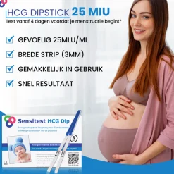 Zwangerschapstest Dipstick 3 stuks^Sensitest Discount