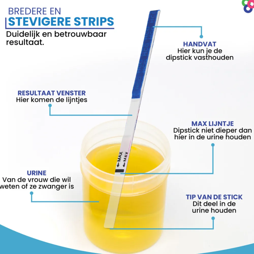 Zwangerschapstest Dipstick 3 stuks^Sensitest Discount