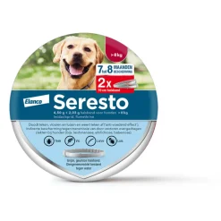 Vlo, Teek & Worm<Seresto Anti Vlooien en Teken Halsband Hond Vanaf 8 Kg 2-Pack 70 cm