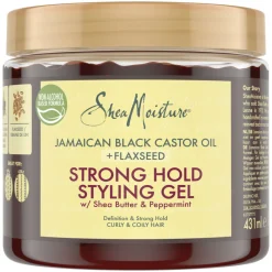 Conditioner<Shea Moisture Strong Hold Styling Gel Jamaican Black Castor Oil + Flaxseed 431 ml