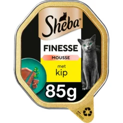 Outlet Finesse Kattenvoer Natvoer Mousse Kip Kuipjes 85 gr Kattenvoer