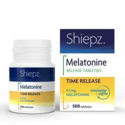 Melatonine 0.1 mg Time Release 500 tabletten^Shiepz Best