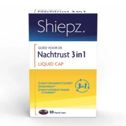 Rustgevend & Slapen|Speciale Bestanddelen<Shiepz Nachtrust 3in1 30 capsules