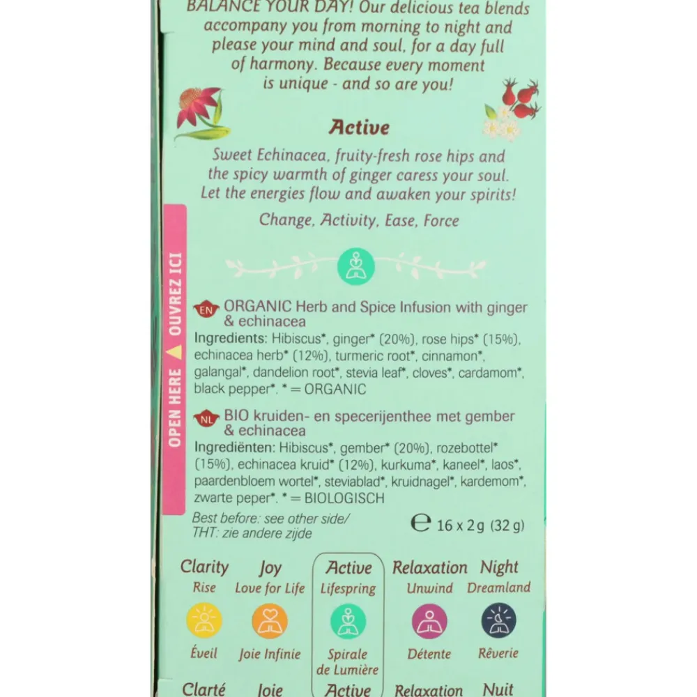 Biologische Thee Zakjes Lifespring 16 stuks Thee