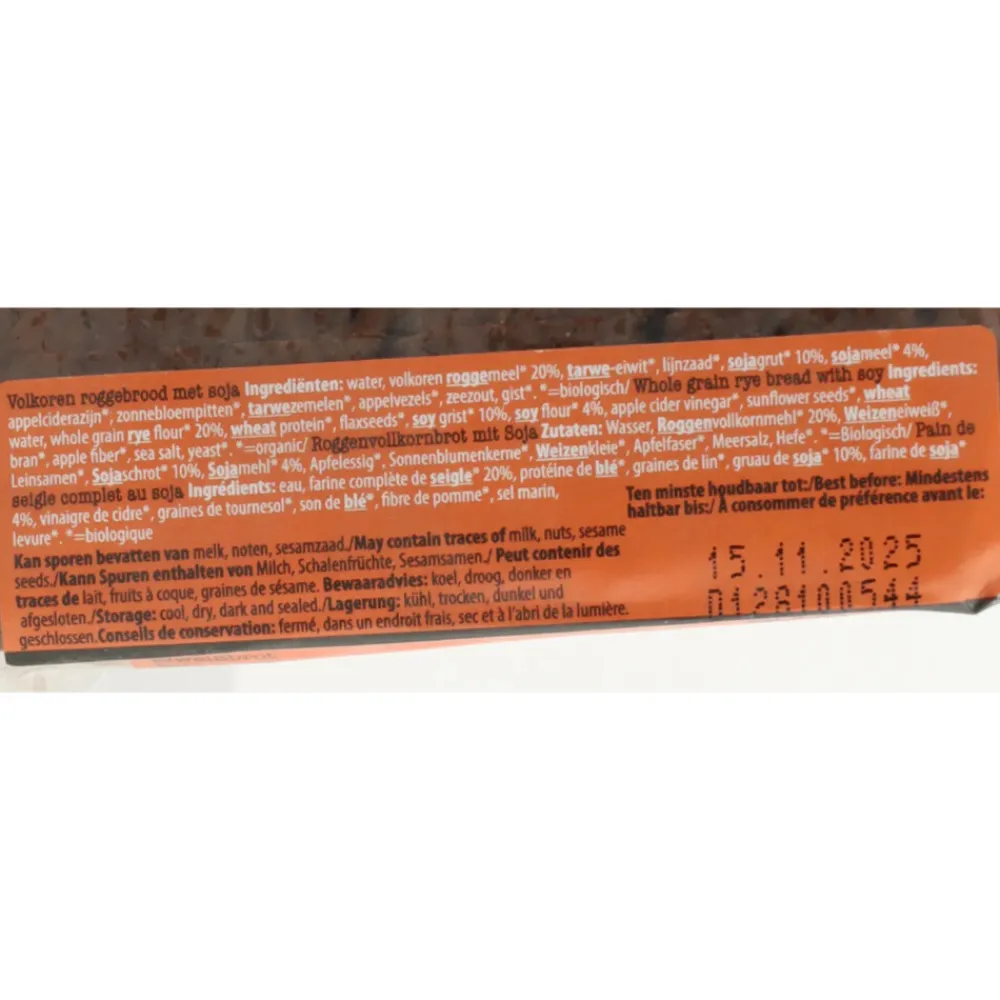 New Less Carb Proteïne Brood Biologisch 250 gr Brood & Crackers