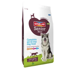 Hondenvoer<Smolke Hondenvoer Senior Maxi 12 kg