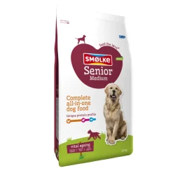 Hondenvoer<Smolke Hondenvoer Senior Medium 12 kg