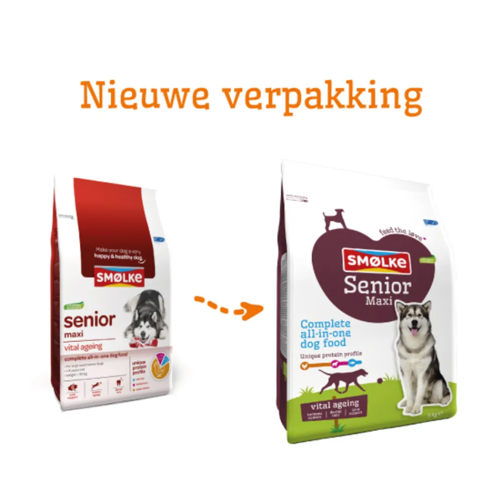 Hondenvoer Senior Maxi 3 kg^Smolke Outlet