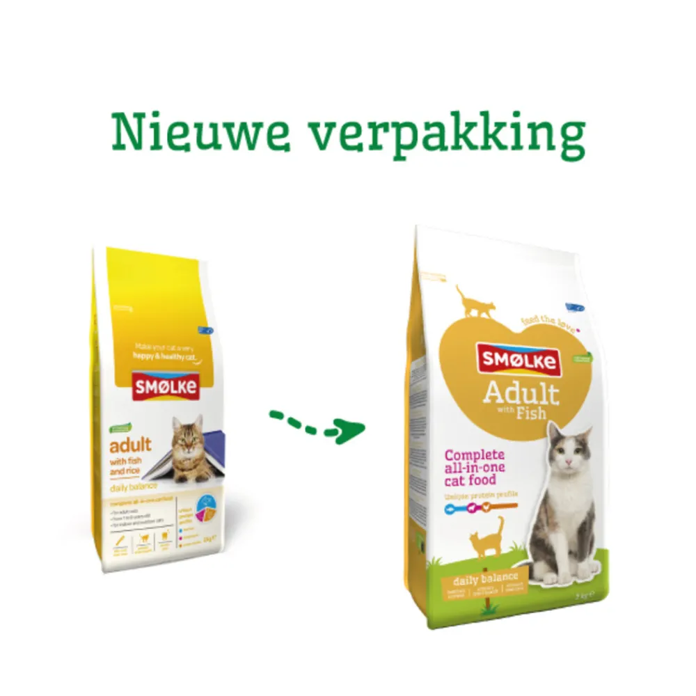 Kattenvoer Adult Vis 2 kg^Smolke Best