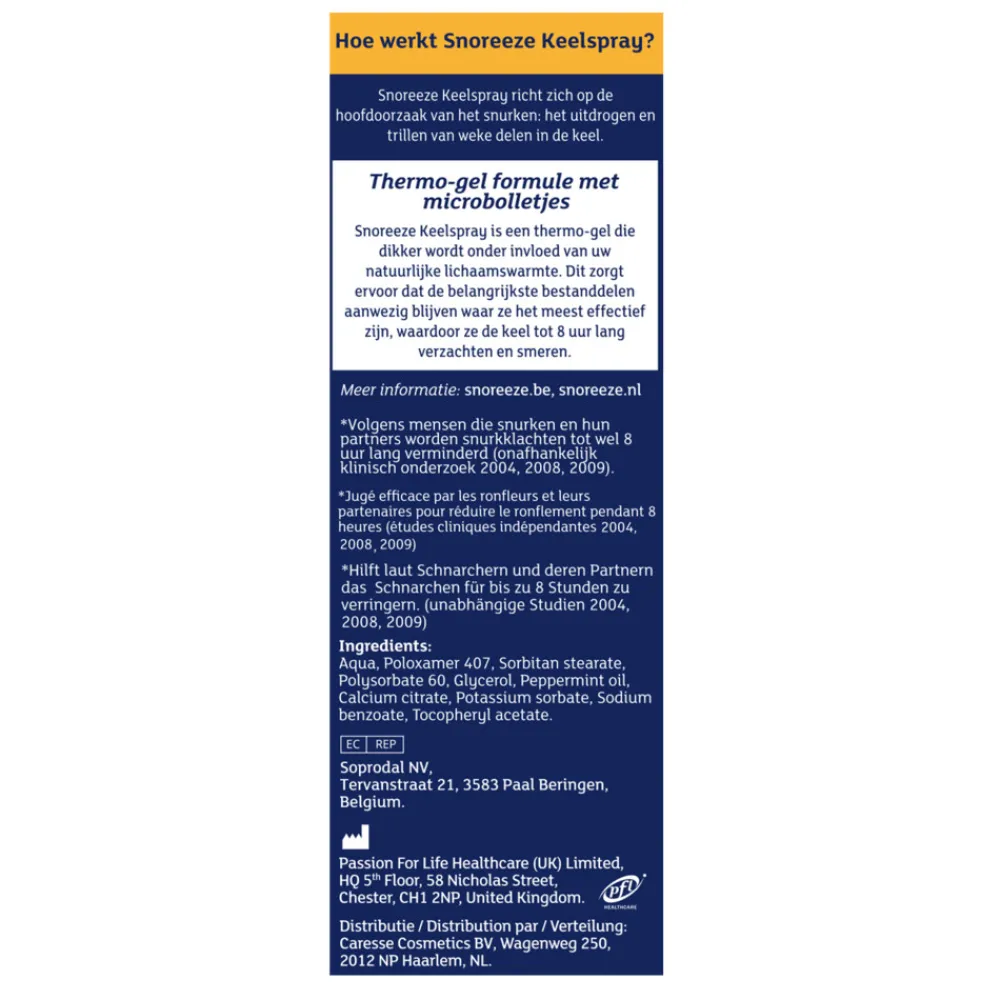 Keelspray 23,5 ml^Snoreeze Sale