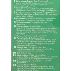 Thee<Sonnentor Advent Kalender Thee Biologisch 24 stuks