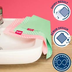 Microvezel Anti-Kalkdoek 33x43 cm 2 stuks^Sorbo Best