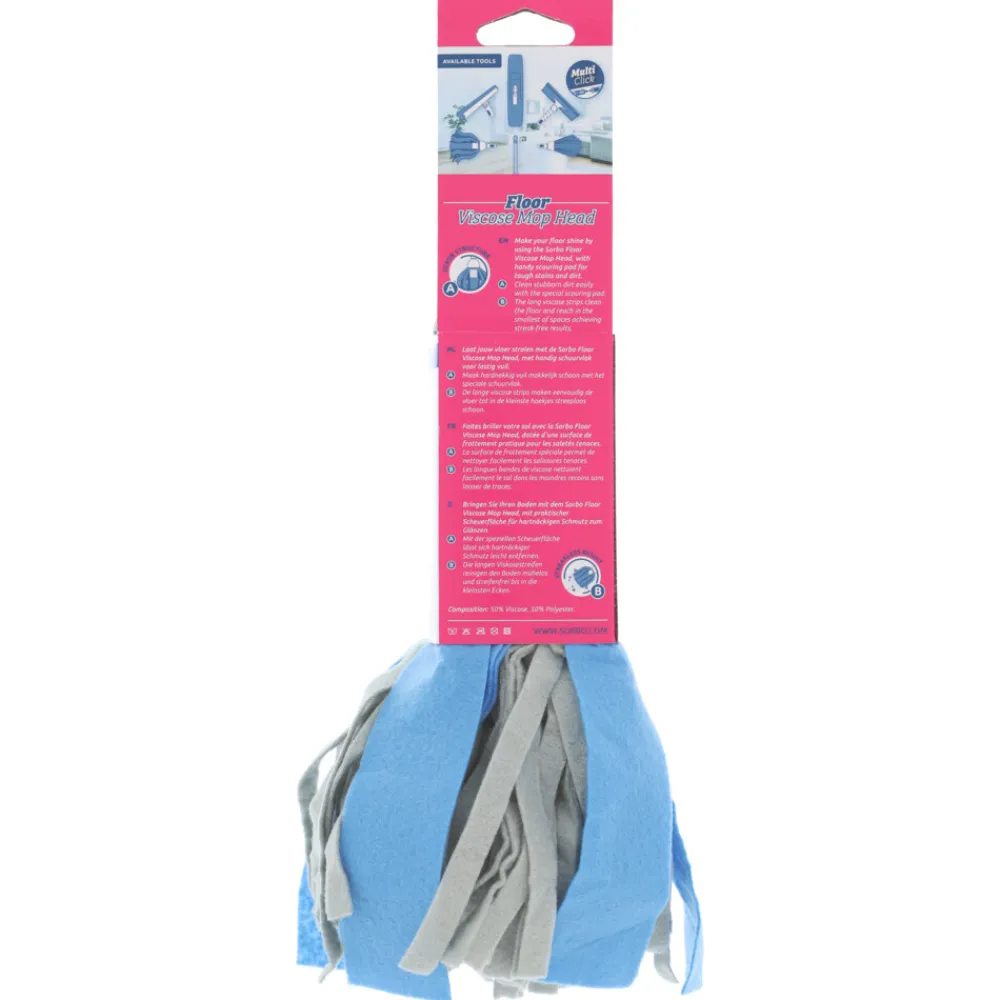 Dweilen<Sorbo Vloer Viscose Dweilkop