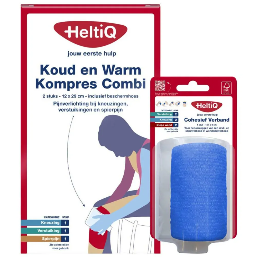 Sportblessures<HeltiQ Spierverzorging Pakket