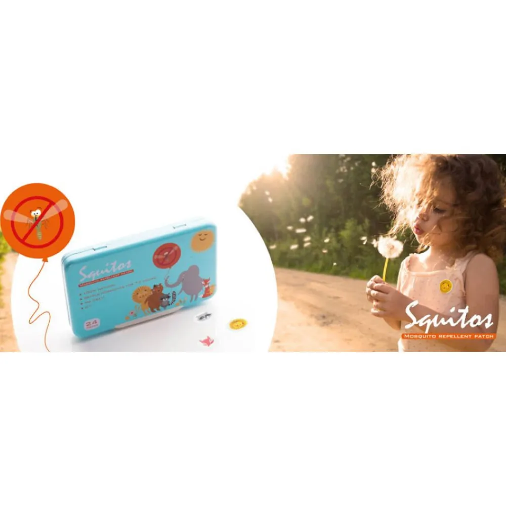 Mugwerende Stickers 24 stuks^Squitos Stickers