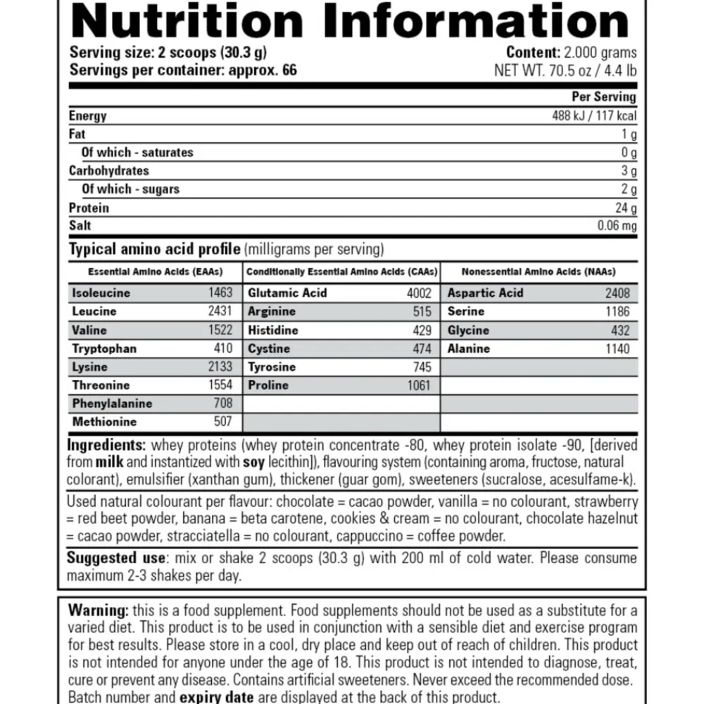Sportvoeding & Drank<Stacker 100% Whey Vanilla 908 gr