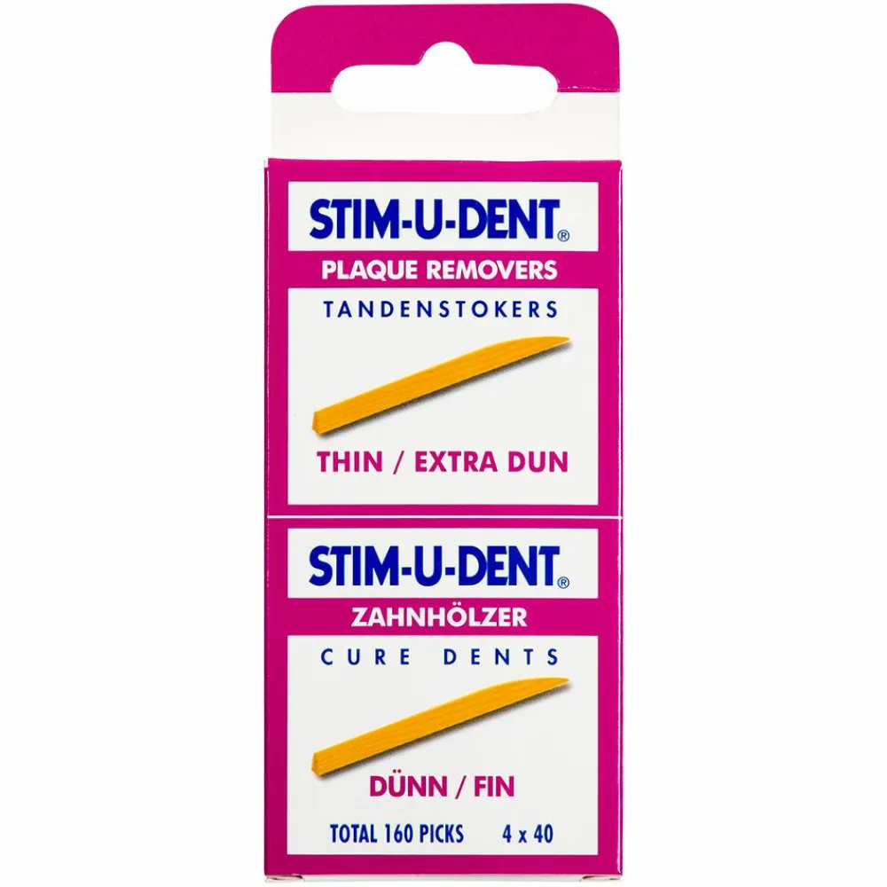 Tandenstokers Thin Extra Dun 160 stuks^Stim-U-Dent Online