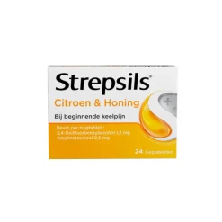 Zuigtabletten Citroen & Honing 24 tabletten^Strepsils Best