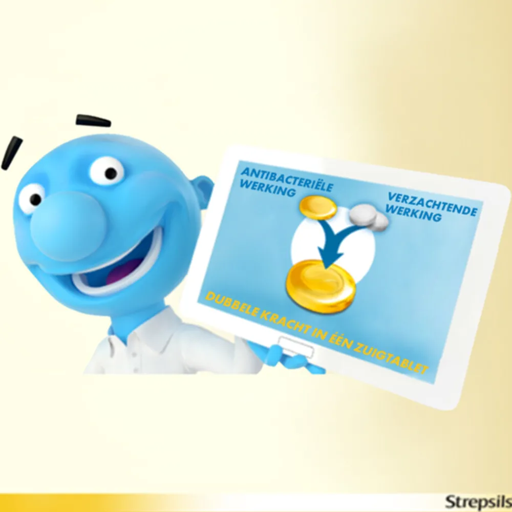 Keel & Luchtwegen<Strepsils Zuigtabletten Sinaasappel & Vitamine C 24 tabletten