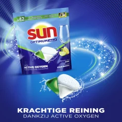 Hot Vaatwascapsules Optimum All-in-1 Citroen 42 stuks Machineafwas