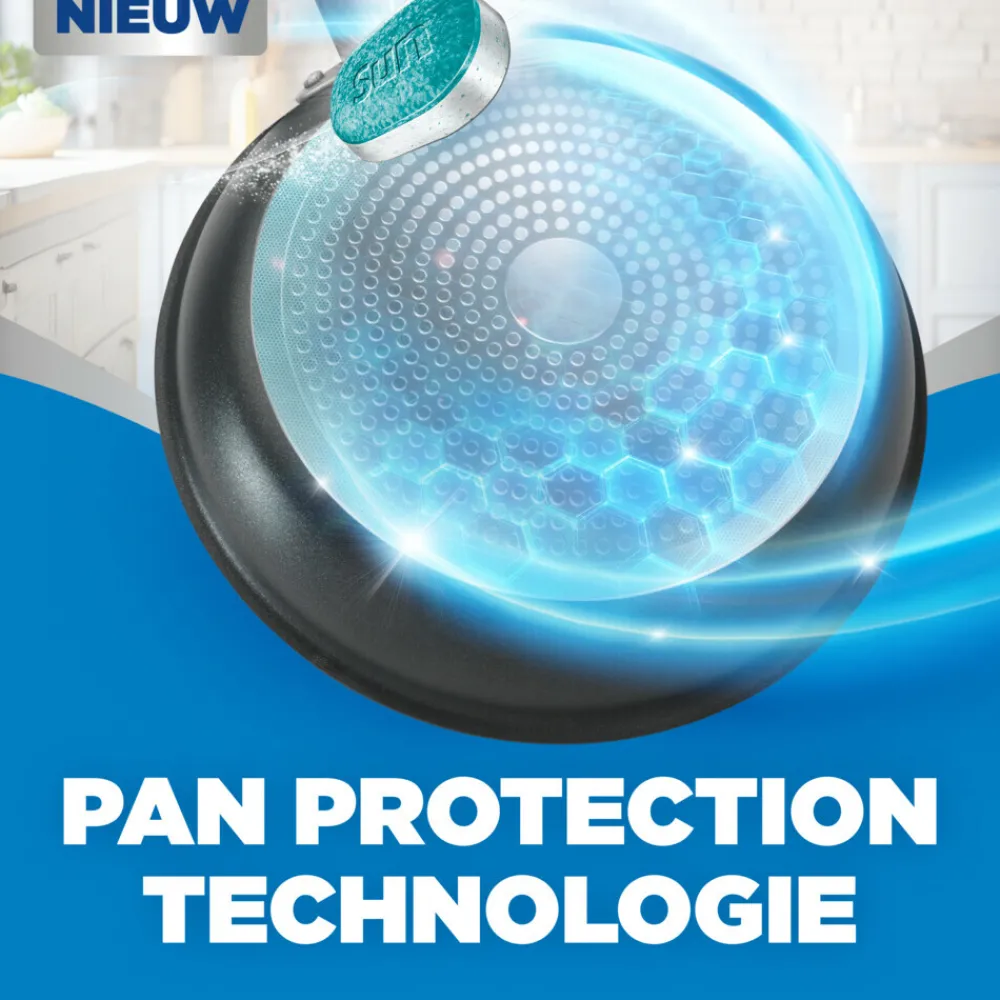 Machineafwas<Sun Vaatwastabletten All-in-1 Citroen 46 stuks