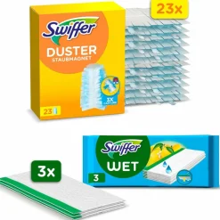 Duster 23 Navullingen + 3 Vochtige Vloerdoekjes^Swiffer Discount