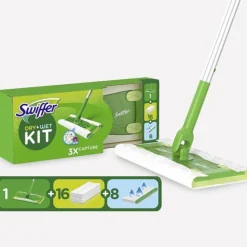 Vloerreiniger Starterskit 1 Dweil + 16 Droge + 8 Vochtige Vloerdoekjes 1 set^Swiffer Discount